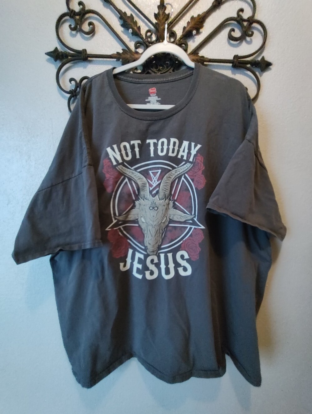 ' Not Today Jesus ' T Shirt